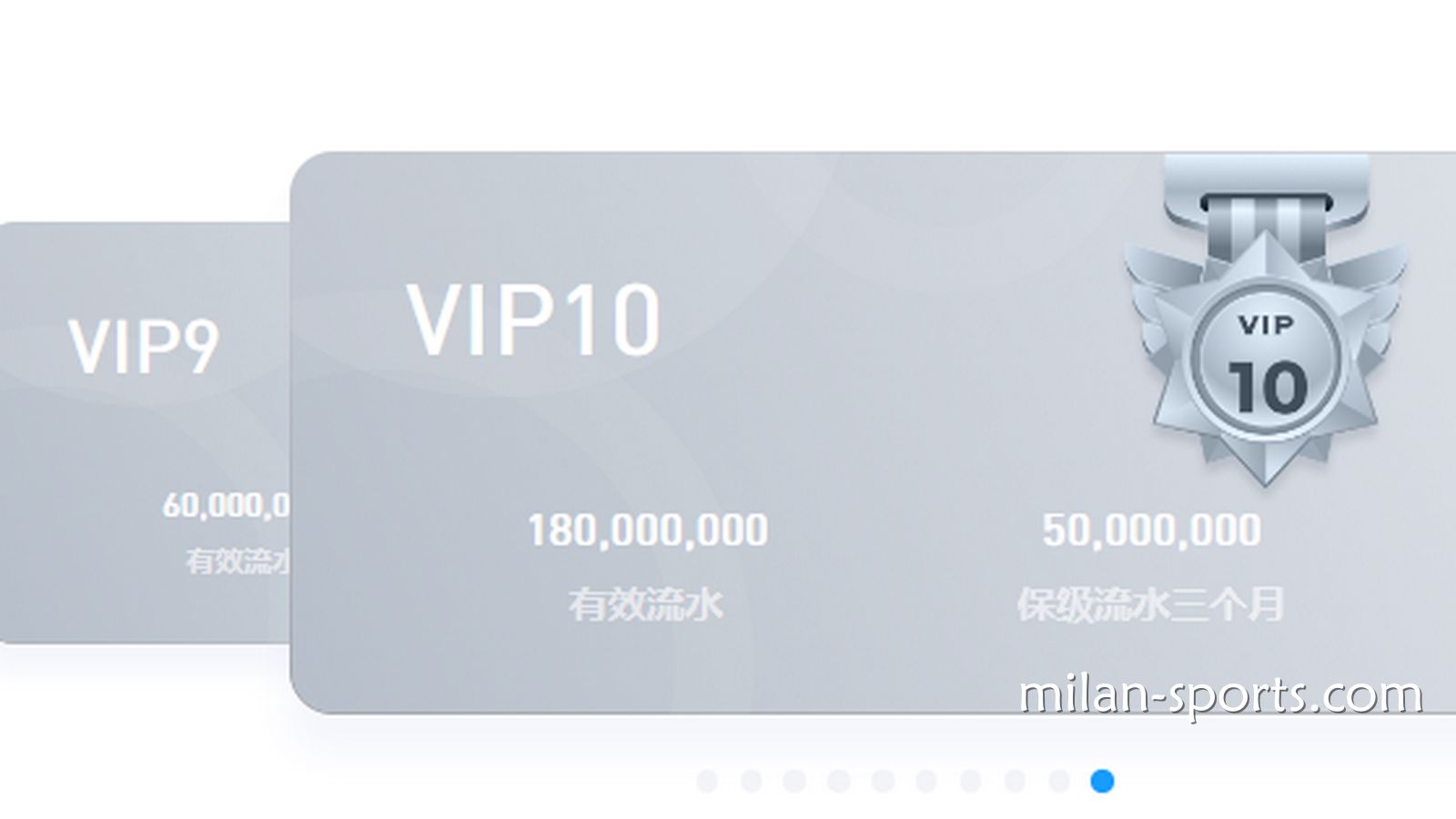 提升四季体育VIP等级，每日提款总额度高达100万